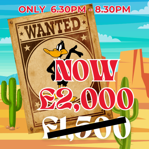 DAFFY DUCK - NOW WORTH £2,000 CASH (ONLY UTNTIL 8.30PM)
