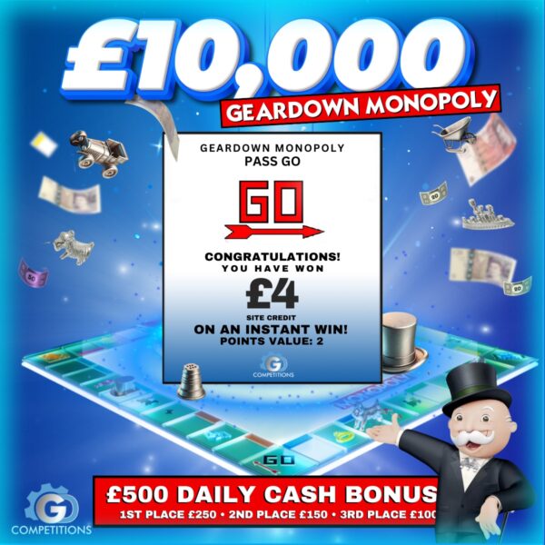Pass Go - £4 Site Credit - 2 points