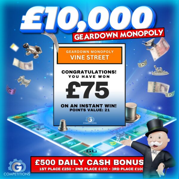 Vine Street - £75 Cash - 21 points