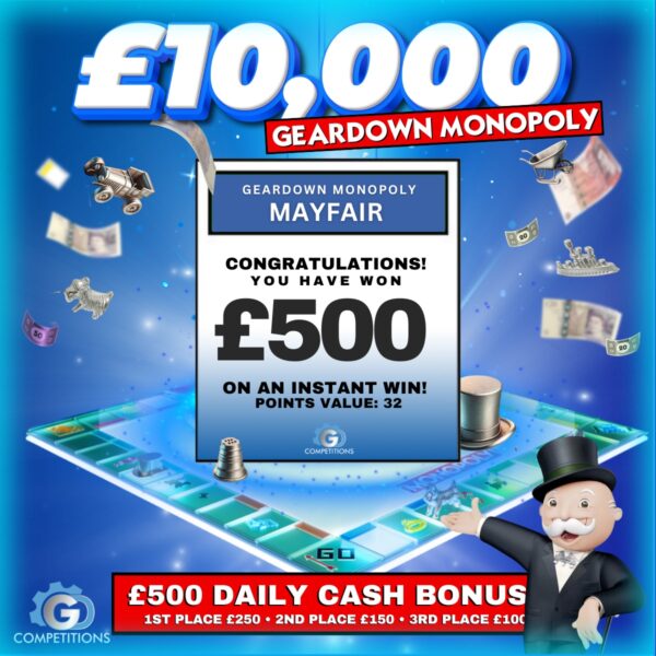 Mayfair - £500 Cash - 32 Points