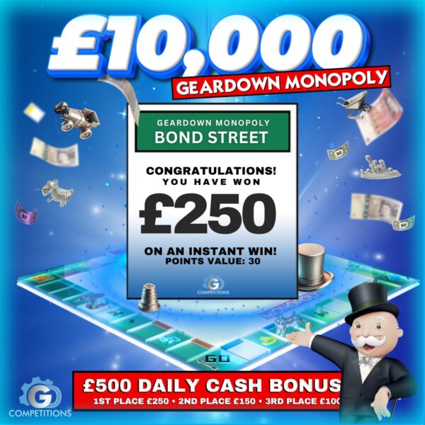 Bond Street - £250 Cash - 30 points