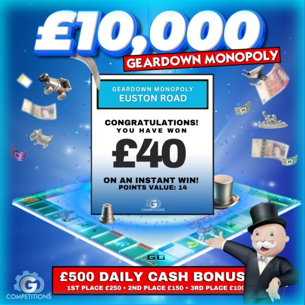 Euston Road - £40 Cash - 14 points