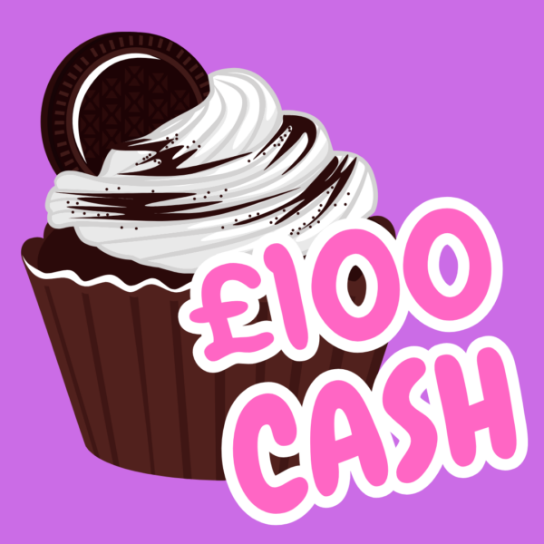 Cookies & Cream Cupcake - £100 CASH (Match 3 = Additional £250 CASH)