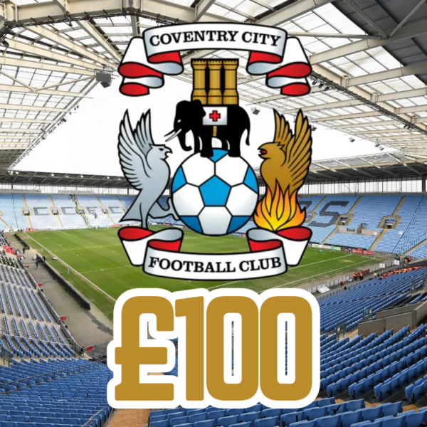 COVENTRY CITY - £100 SITE CREDIT
