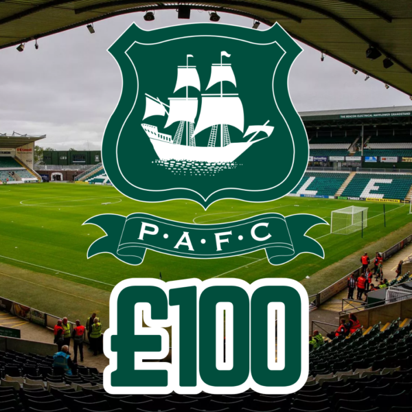 PLYMOUTH ARGYLE - £100 SITE CREDIT
