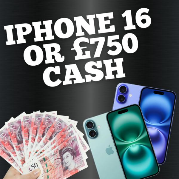 IPHONE OR £750 CASH ALT