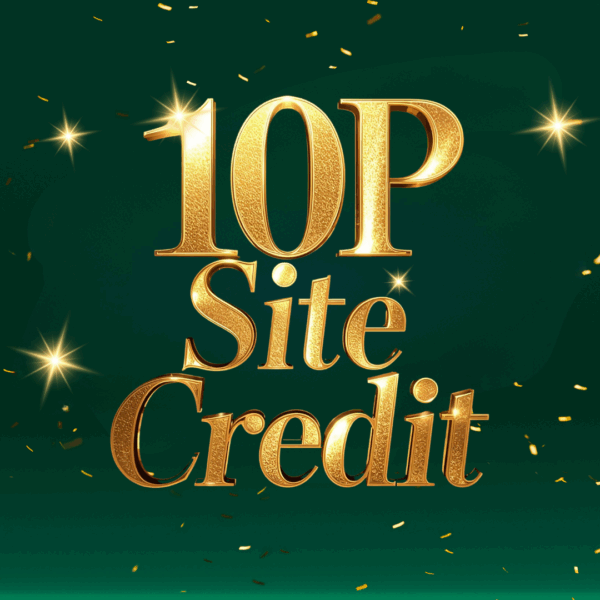 10P SITE CREDIT