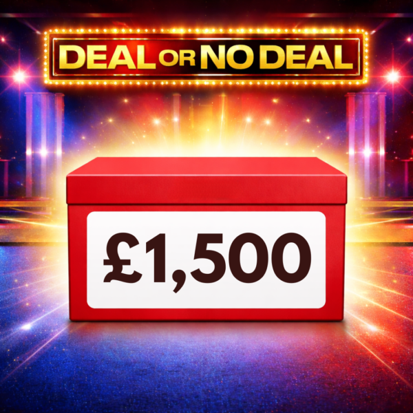 BOX 12 - £1,500 CASH OR "SPIN THE WHEEL"