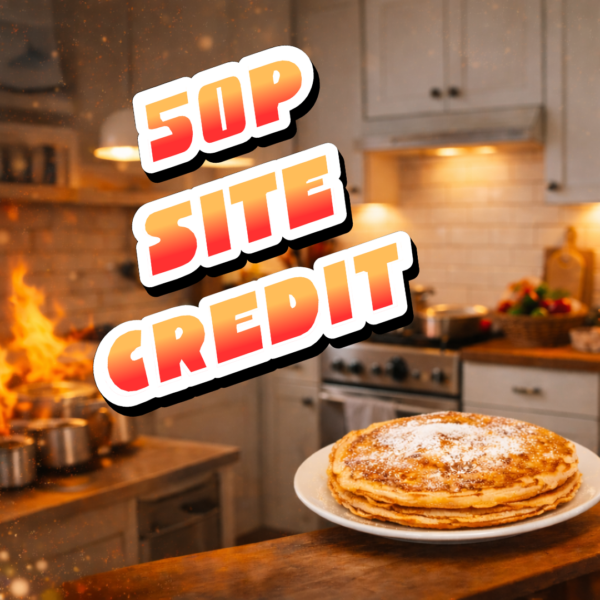 PLAIN - 50P SITE CREDIT