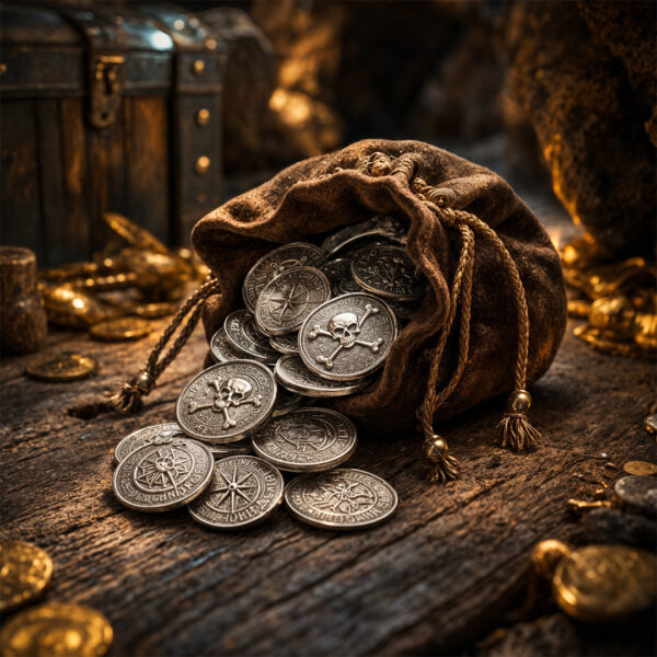 Silver Coin Pouch £100 Cash - 6 Points