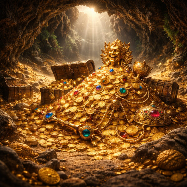Ancient Gold Hoard £400 Cash - 12 Points