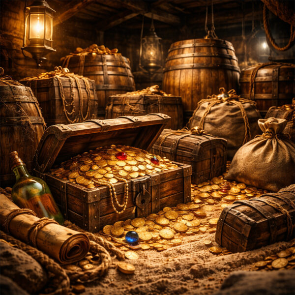 Lost Ship Cargo £200 Cash - 9 Points