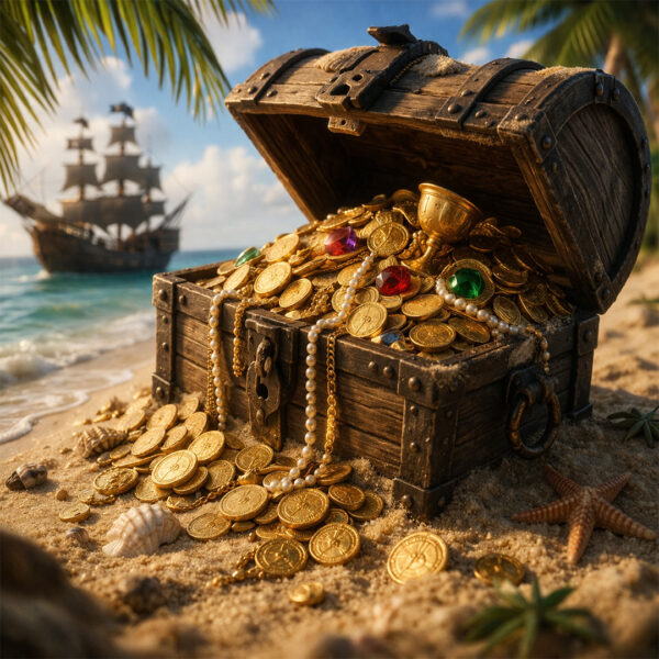 Treasure Chest £500 Cash - 13 Points