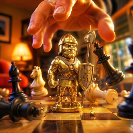 ⏰ BONUS | GONE @ MIDNIGHT ⏰ GOLDEN PAWN - 1 POINT