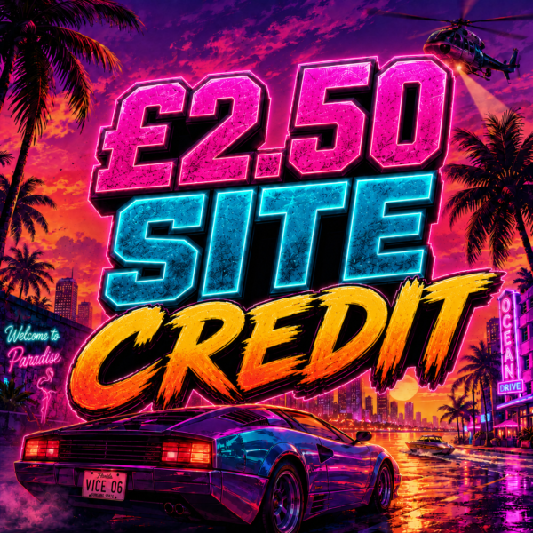 £2.50 SITE CREDIT