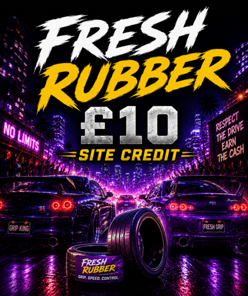 🛞 Fresh Rubber – £10 Site Credit | 4 points