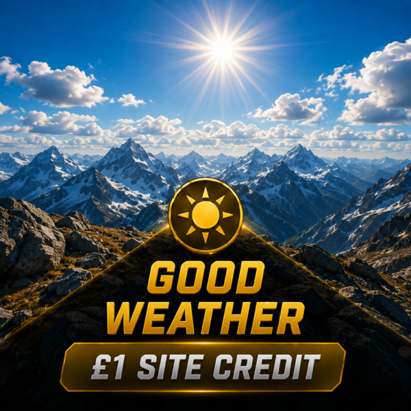 ☀️ Good Weather | 1 Point | £1 Site Credit