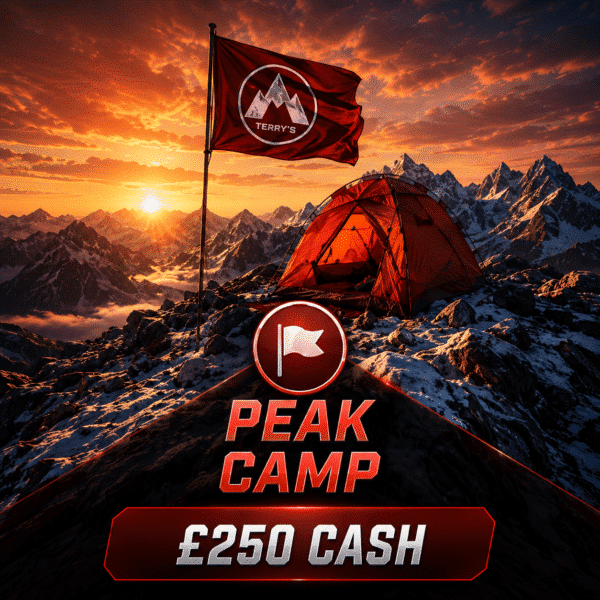 🚩 Peak Camp | 9 Points | £250 Cash