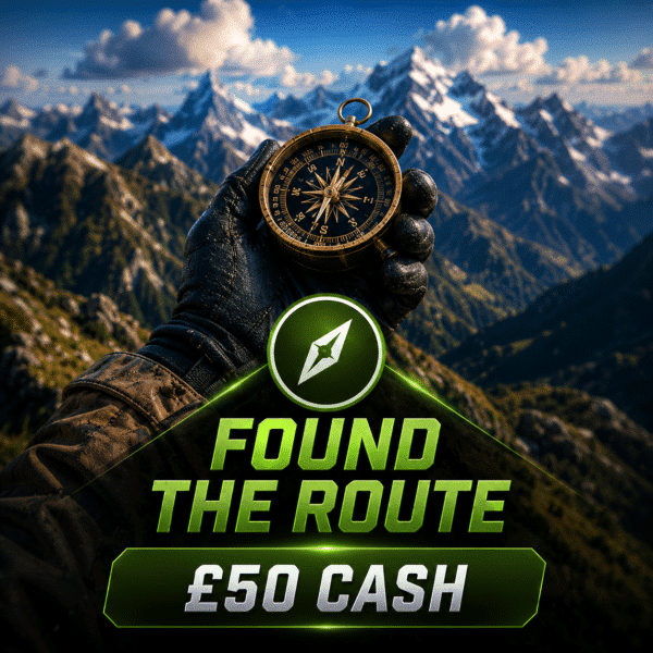 🧭 Found the Route | 7 Points | £50 Cash