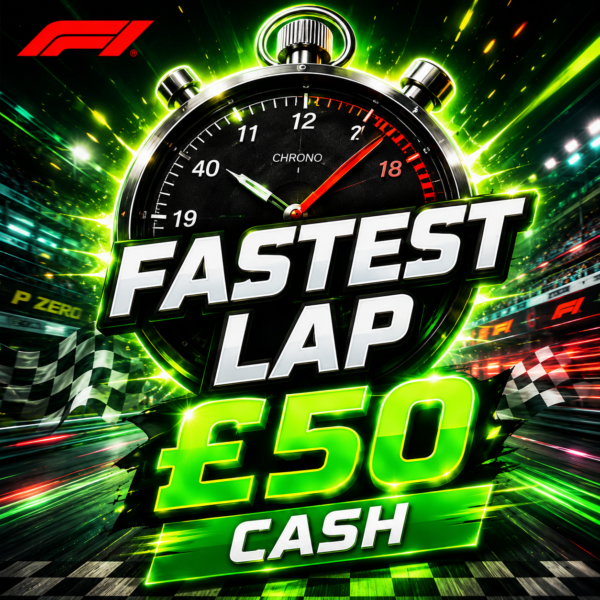 ⏱️ Fastest Lap | 7 points | £50 Cash