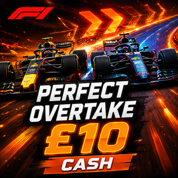 🔥 Perfect Overtake | 5 points | £10 Cash
