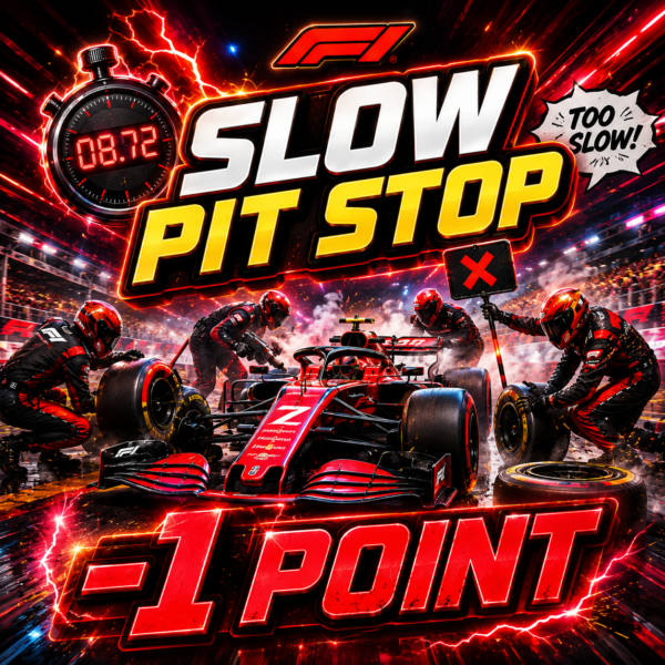 🛞 Slow Pit Stop | -1 Point