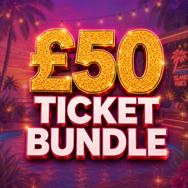 £50 TICKET BUNDLE - GEAR DOWN'S ISLAND £5K JACKPOT